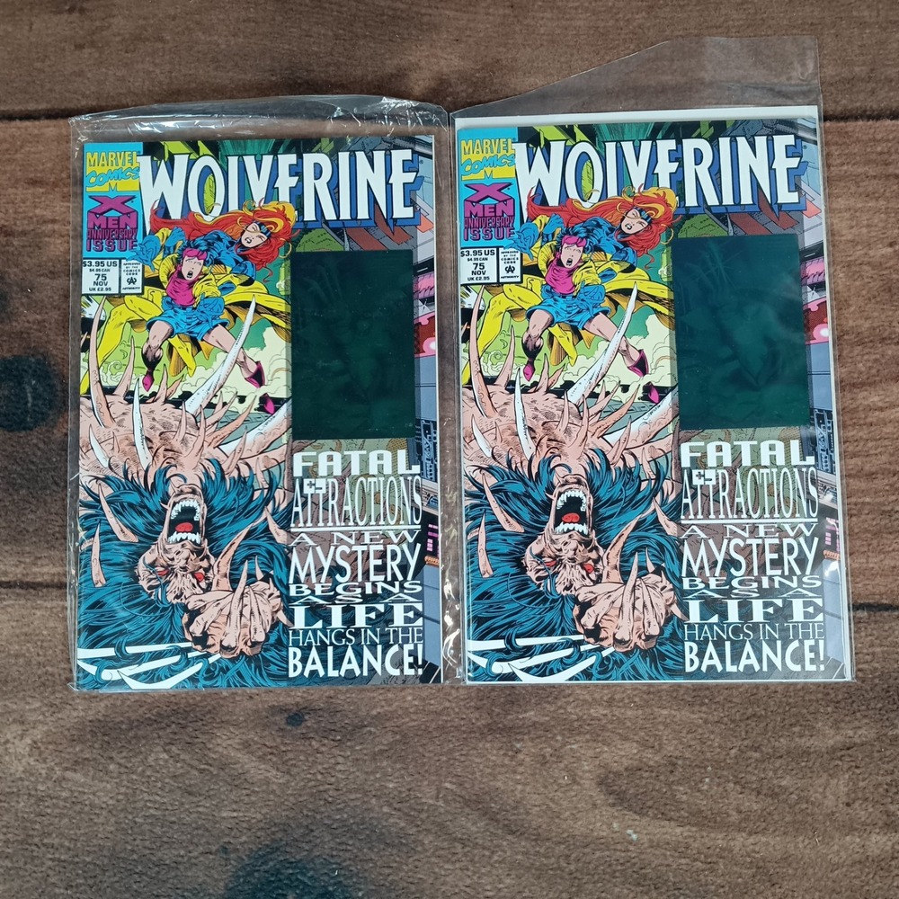 Marvel Wolverine Comic Book 2-Pack Issue 75 Multi Excellent Fatal Attractions